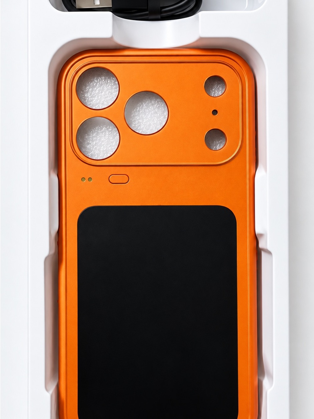 Orange Smartphone Protective Case for iphone 17 Pro Max